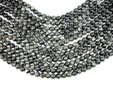 Black Labradorite Beads, Larvikite, 8mm(8.5mm) Round Beads-BeadBasic