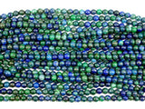 Azurite Malachite Beads, 4mm (4.5mm) Round-BeadBasic