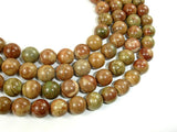 Saturn Jasper Bead, 10mm Round Beads-BeadBasic