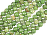 Green Opal Beads, 10mm, Round Beads-BeadBasic