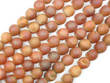 Druzy Agate Beads, Champagne Geode Beads, 10mm Round-BeadBasic