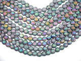 Druzy Agate Beads, Peacock Geode Beads, 10mm Round-BeadBasic