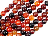Sardonyx Agate Beads, Round, 10mm-BeadBasic