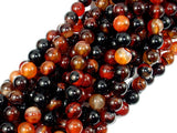 Sardonyx Agate Beads, 8mm Round Beads-BeadBasic