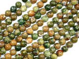 Rhyolite Beads, 6mm(6.5mm) Round Beads-BeadBasic