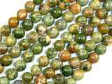 Rhyolite Beads, 8mm(8.5mm) Round Beads-BeadBasic