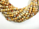 Crazy Lace Agate Beads, Round, 4mm-BeadBasic