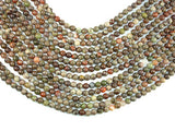 Rainforest Agate Beads, 6mm Round Beads-BeadBasic