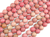 Rhodonite Beads, 8mm, Round Beads-BeadBasic