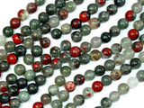 African Bloodstone, 6mm (6.5 mm) Round-BeadBasic