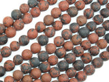 Matte Mahogany Obsidian, 8mm Round Beads-BeadBasic