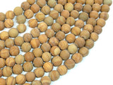 Matte Wood Jasper Beads, Round, 8mm-BeadBasic