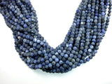 Matte Sodalite Beads, 6mm Round Beads-BeadBasic