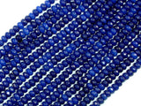 Blue Jade Beads, Faceted Rondelle, Approx 2 x 4mm-BeadBasic