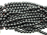 Hematite, 10mm Round Beads-BeadBasic