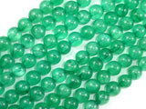 Dyed Jade- Green, 8mm Round Beads-BeadBasic