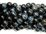 Blue Tiger Eye Beads, 12mm Round Beads-BeadBasic