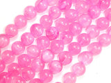 Dyed Jade, Pink, 10mm Round Beads-BeadBasic