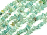 Amazonite Beads, 4mm - 9mm Chips Beads, 34 Inch, Long full strand-BeadBasic