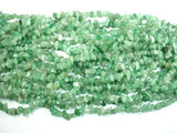 Green Aventurine, 4-9 mm Chips Beads, Long Strand-BeadBasic
