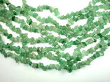 Green Aventurine, 4-9 mm Chips Beads, Long Strand-BeadBasic