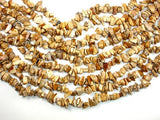 Picture Jasper, 4mm - 9mm Chips Beads, Long full strand-BeadBasic