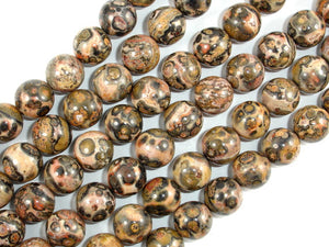 Leopard Skin Jasper, Round bead, 10mm-BeadBasic