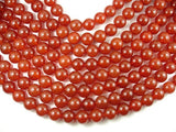 Carnelian, 14mm Round Beads-BeadBasic