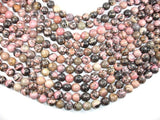 Rhodonite, 12mm Round Beads-BeadBasic