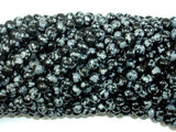 Snowflake Obsidian Beads, 4mm (4.6 mm) Round Beads-BeadBasic