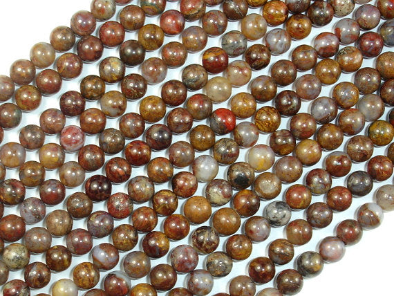 Pietersite Beads, 5mm round beads-BeadBasic