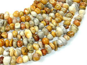 Crazy Lace Agate Beads, Pebble Nugget Beads-BeadBasic