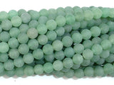 Matte Green Aventurine Beads, 6mm Round Beads-BeadBasic