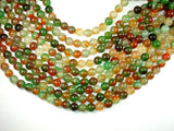 Agate Beads, 10mm (10.5 mm) Round Beads-BeadBasic