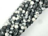 Matte Zebra Jasper Beads, 6mm Round Beads-BeadBasic