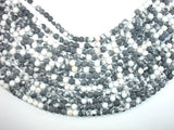 Matte Zebra Jasper Beads, 6mm Round Beads-BeadBasic