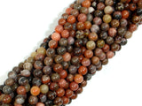 Orange River Jasper, 4mm Round Beads-BeadBasic