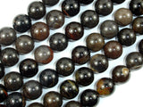 Petrified Wood Jasper, 12mm Round Beads-BeadBasic