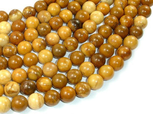 Yellow Ivory Jasper Beads, 10mm Round Beads-BeadBasic