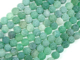 Frosted Matte Agate - Green, 8mm Round Beads, 14.5 Inch, Full strand-BeadBasic